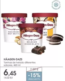 Häagen-Dazs - Tarrinas De Helado Diferentes Sabores