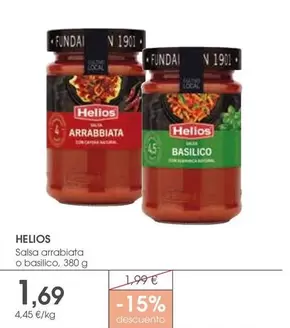 Helios - Salsa Arrabiata O Basilico