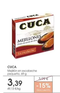 Cuca - Mejillon En Escabeche Pequeno