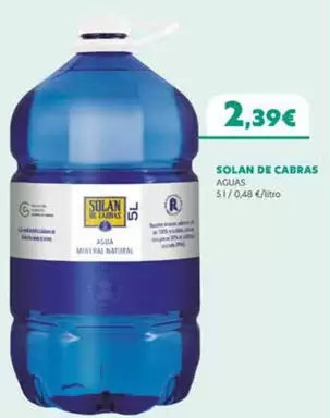Solán de Cabras - Aguas