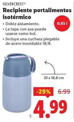 SilverCrest - Recipiente Portalimentos Isotermico
