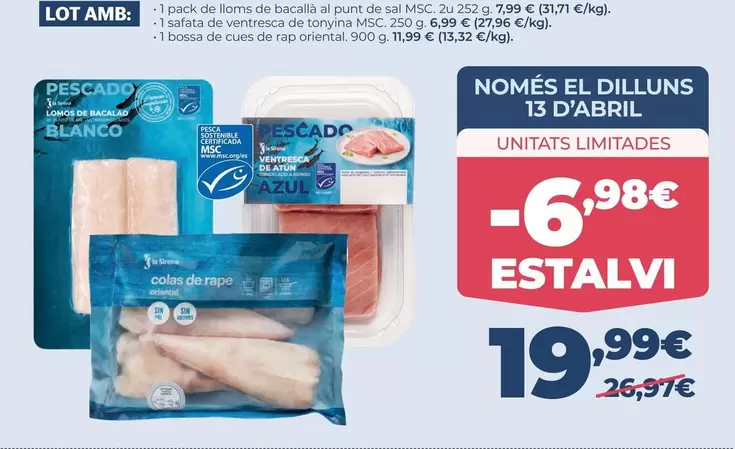 Blanco - Nomes El Dijlluns 13 D'Abril