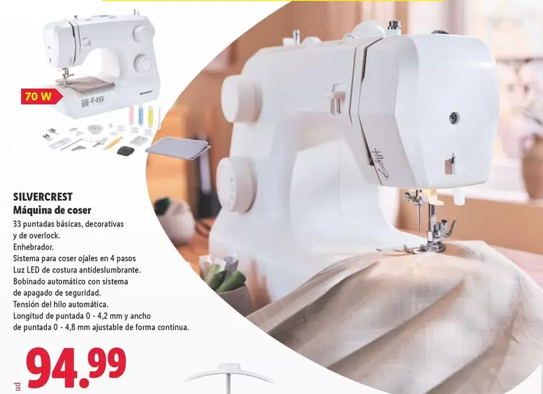 SilverCrest - Maquina De Coser
