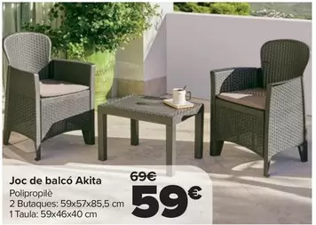 Joc de balco Akita