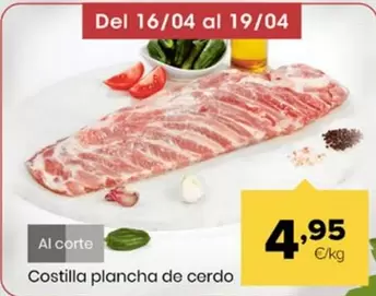 Costilla Plancha De Cerdo