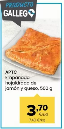 Aptc - Empanada Hojaldrada De Jamón Y Queso