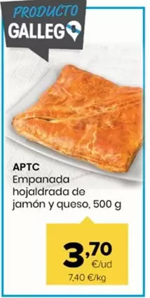 Aptc - Empanada Hojaldrada De Jamón Y Queso