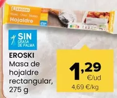 Eroski - Masa De Hojaldre Rectangular