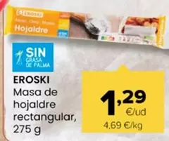 Eroski - Masa De Hojaldre Rectangular