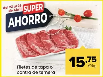 Filetes De Tapa O Contra De Ternera