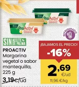 ProActiv - Margarina Vegetal O Sabor Mantequilla