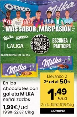 Milka - Chocolates Con Galleta 