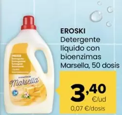 Eroski - Detergente Líquido Con Bioenzimas Marsella
