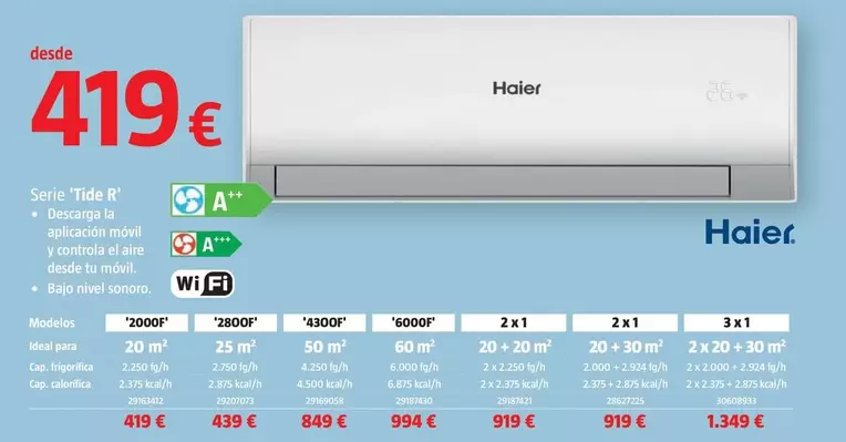 Haier - Serie 'Tide R'