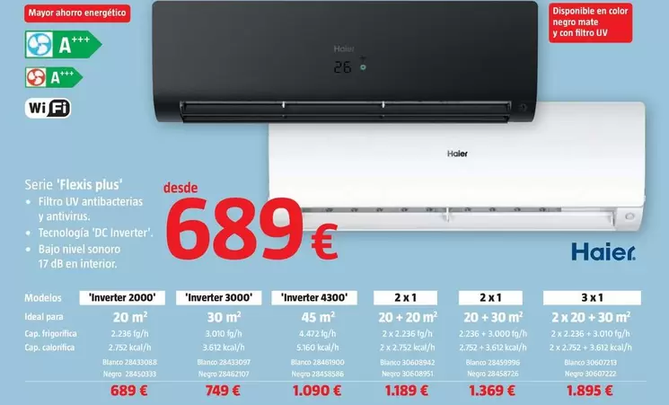 Haier - Serie 'Flexis Plus' 