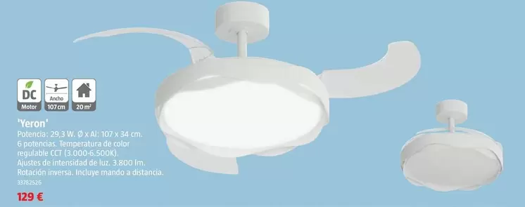 Ventiladores Con Aspas Retractiles 'Yeron'