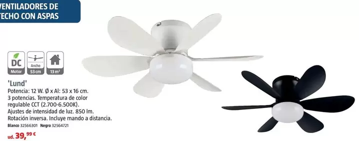 Ventiladores Con Aspas Retractiles 'Lund'