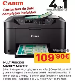 Canon - Cartuchos De Tinta Completos Incluidos