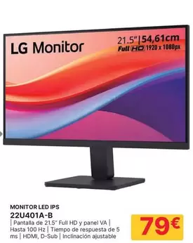 LG - Monitor Led IPS 22U401A-B
