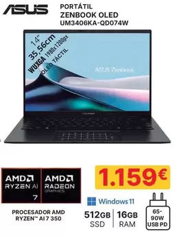 Asus - Portátil Zenbook Oled 