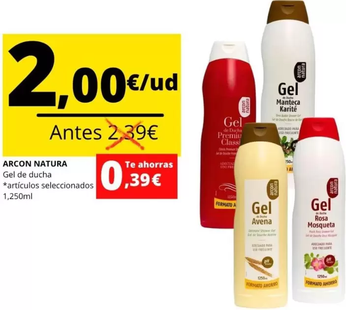 Arcón Natura - Gel De Ducha