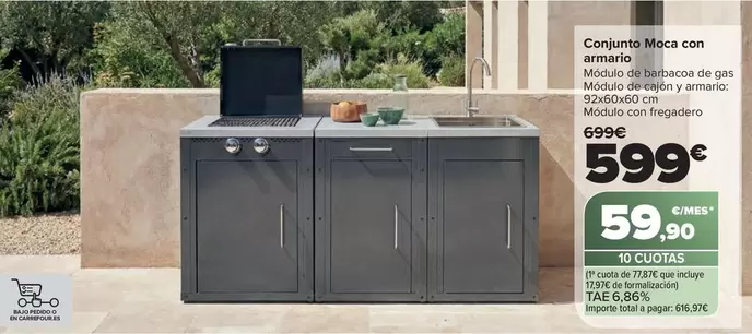 Conjunto Moca Con Armario