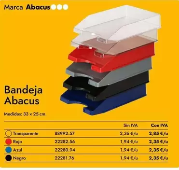 Abacus - Bandeja