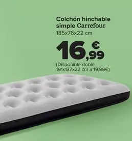 Carrefour - Colchon Hinchable Simple 