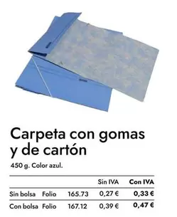 Carpeta Con Gomas Y De Carton