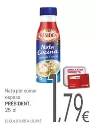Président - Nata Per Cuinar Espesa