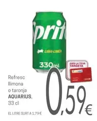 Aquarius - Refresc Limona O Taronja