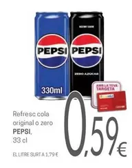 Pepsi - Refresc Cola Original O Zero