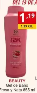 Gel De Bano Fresa Y Nata