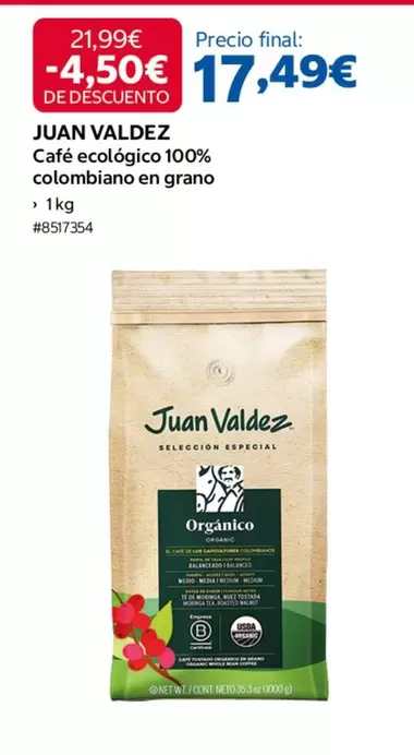 Organic - Cafe Ecológico 100% Colombia En Grano