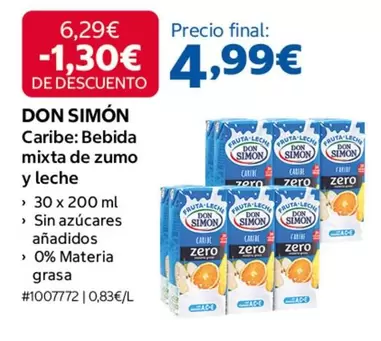 Don Simón - Bebida Mixta De Zumo Y Leche