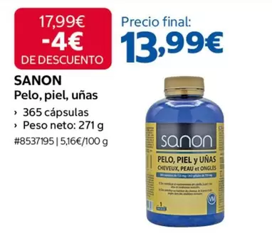 Sanon - Pelo, Piel, Unas