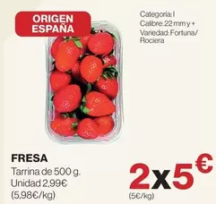 origen - Fresa
