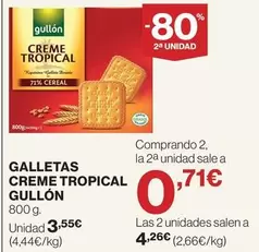 Gullón - Galletas Creme Tropical
