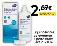 Senti2 - Liquido Lentes De Contacto + Portalentes