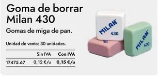 Milán - Goma De Borrar 430