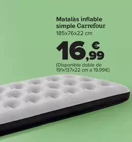 Carrefour - Colchon Hinchable Simple 