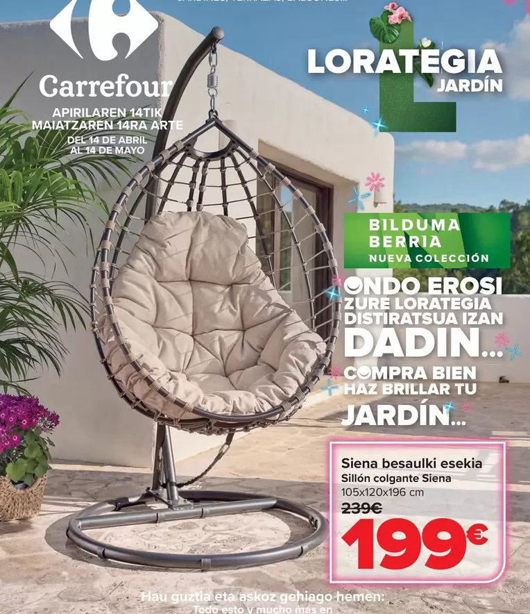 Sillon Colgante Siena