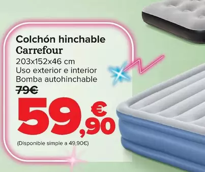 Carrefour - Colchon Hinchable