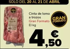 Cinta De Lomo A Trozos