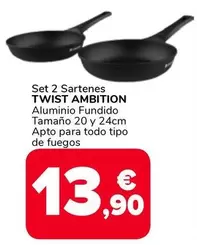 Twist Ambition - Set 2 Sartenes