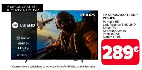 Philips - TV 55PUS7000/12 55''