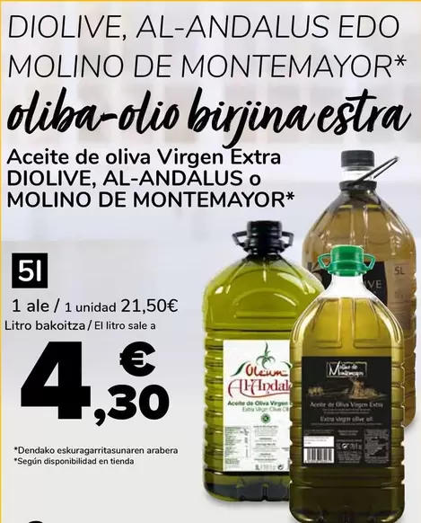 Aceite De Oliva Virgen Extra