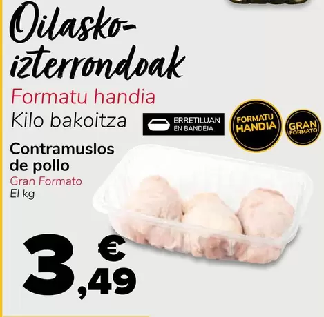 Contramuslos De Pollo Gran Formato