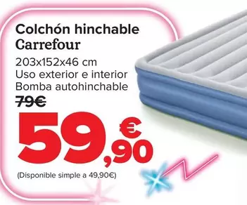 Carrefour - Colchón Hinchable