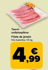 Filete de jamon